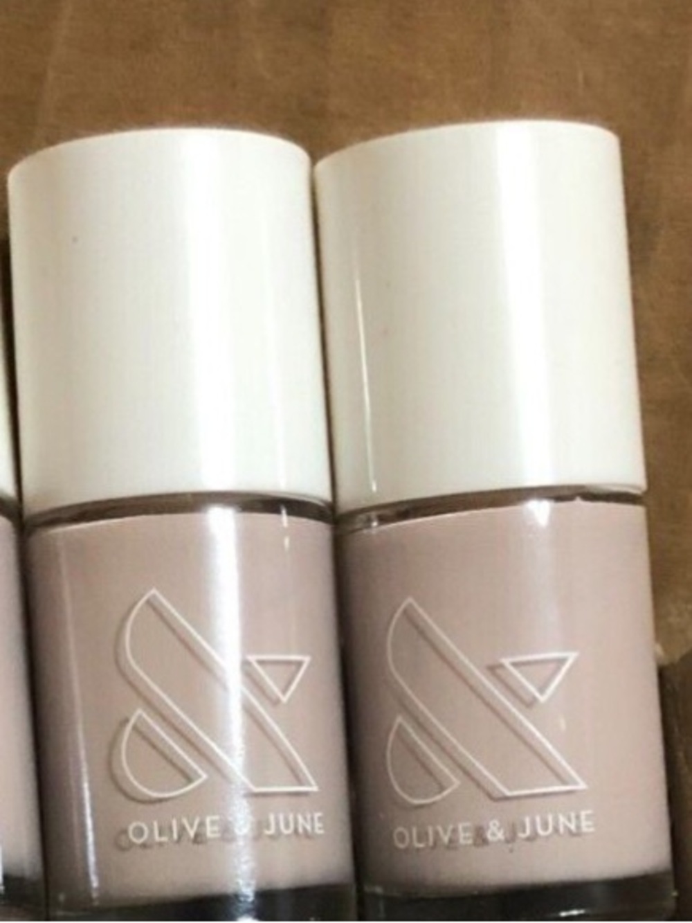 Olive & June Pale Pink Nail Polish Duo